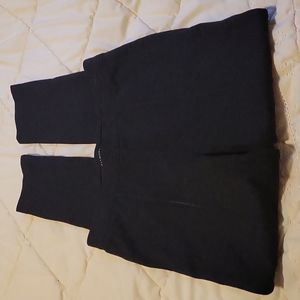 Talbots skinny gray seamed ldeep gray leggings.  ..dressy and warm😁